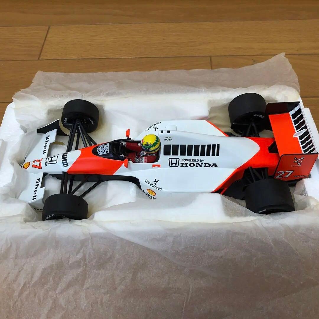 【値下げ】1/18 ミニチャンプス マクラーレンホンダ MP4/5B