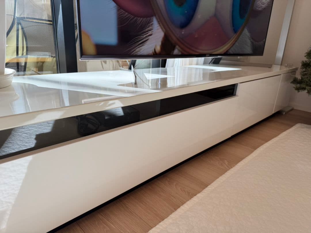 完売品【幅200】LOWYA テレビボード　ホワイト