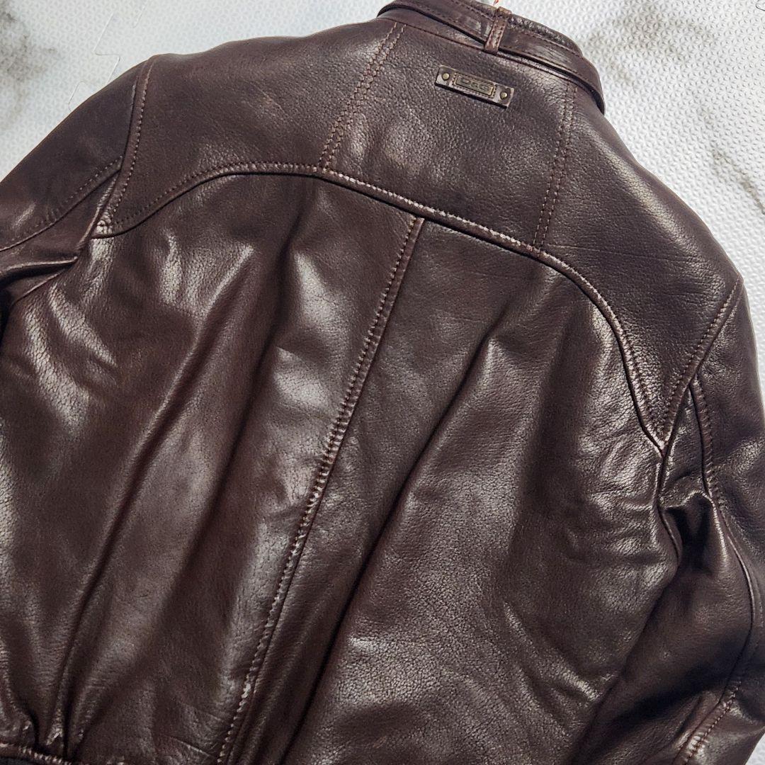 入手困難✨ドルチェ&ガッバーナ ライダースジャケット キルティング ラムレザー