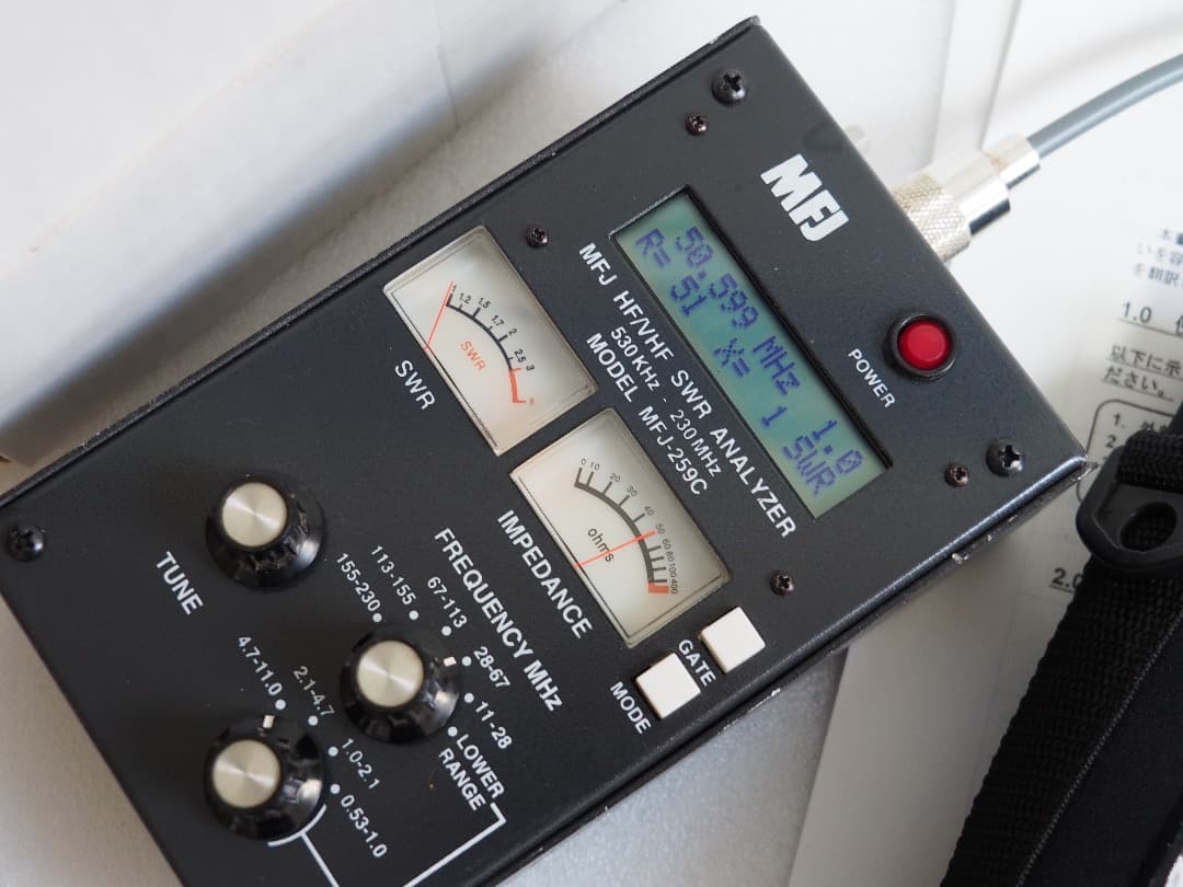 MFJ-259C SWRアナライザー ソフトケース付き