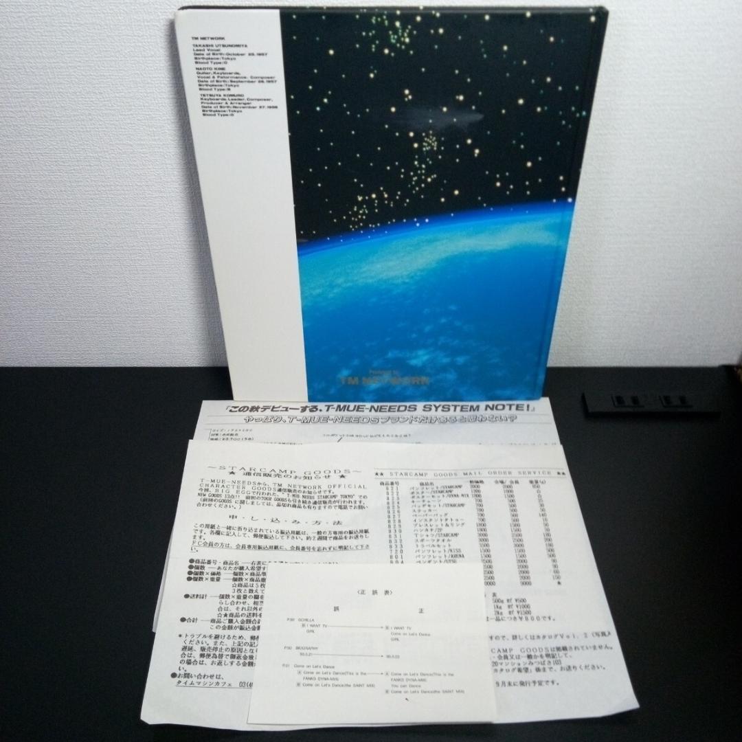 TMネットワーク　サイン　パンフレット　ステッカー　TM NETWORK