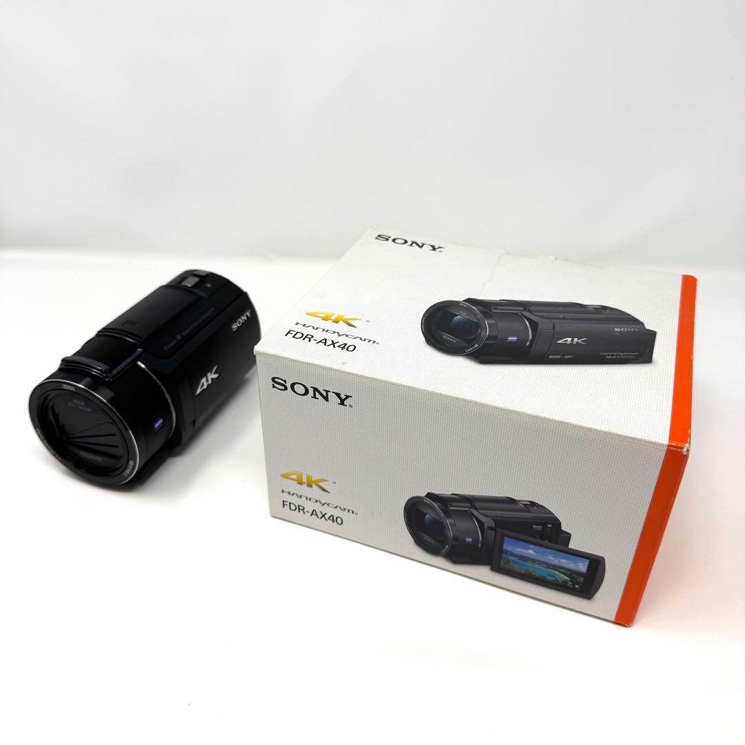 SONY FDR-AX40 ブラック デジタルビデオカメラ 【中古】