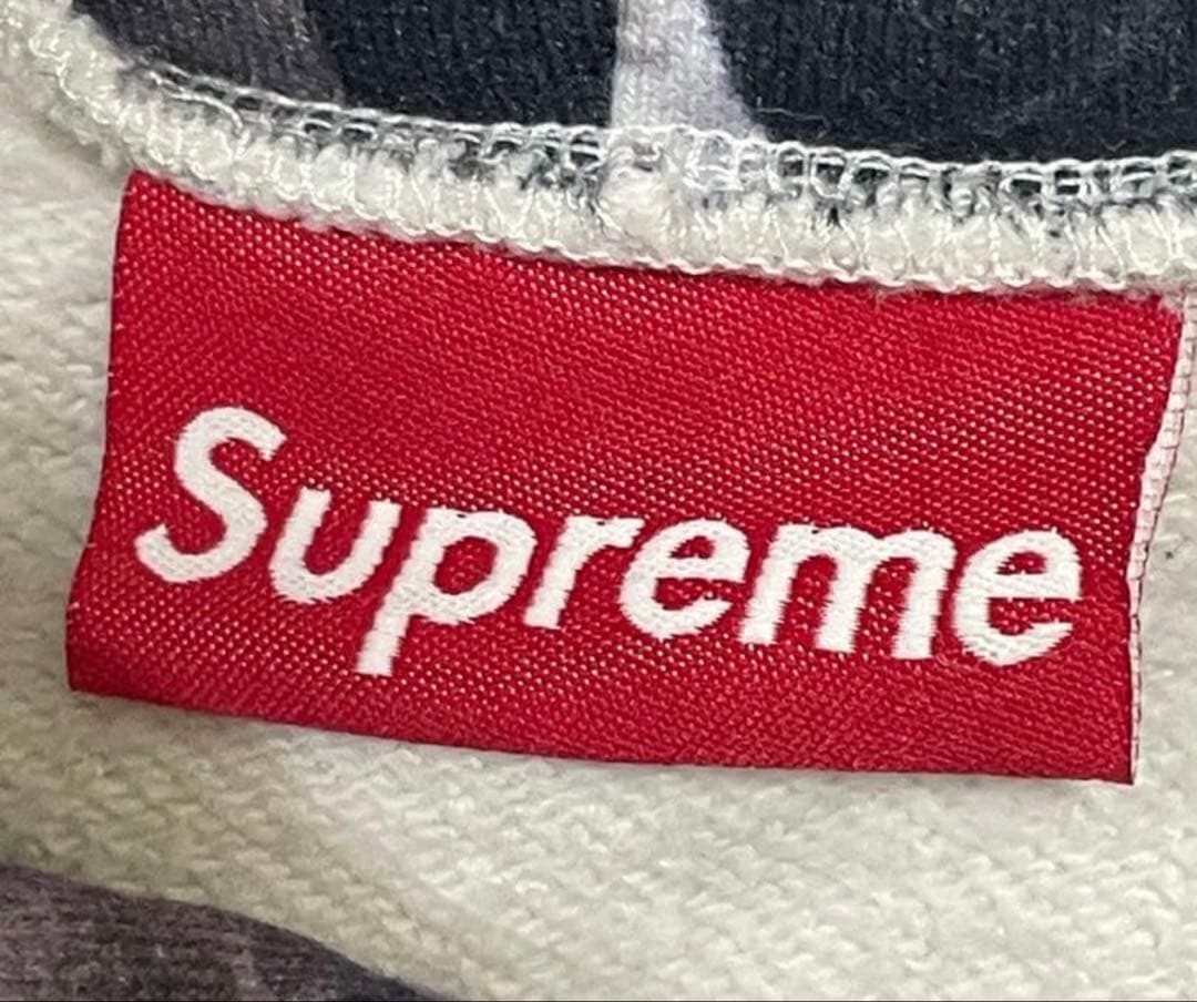 Supreme コラージュプリント ジップアップパーカー (Large)