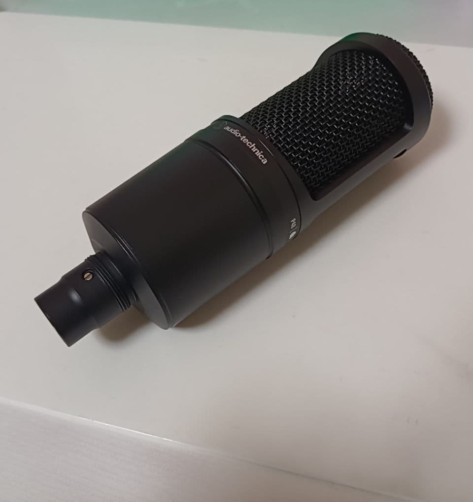 audio-technica AT2020 コンデンサーマイク ブラック