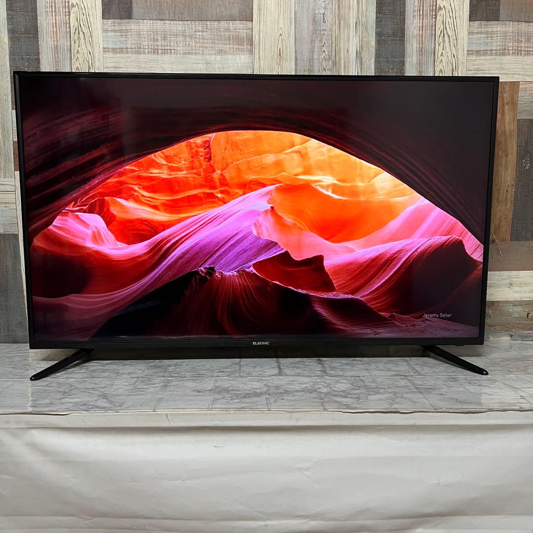 即日受渡❣️全国送料込ELSONIC49型4K液晶テレビWチューナー外付け録画可能