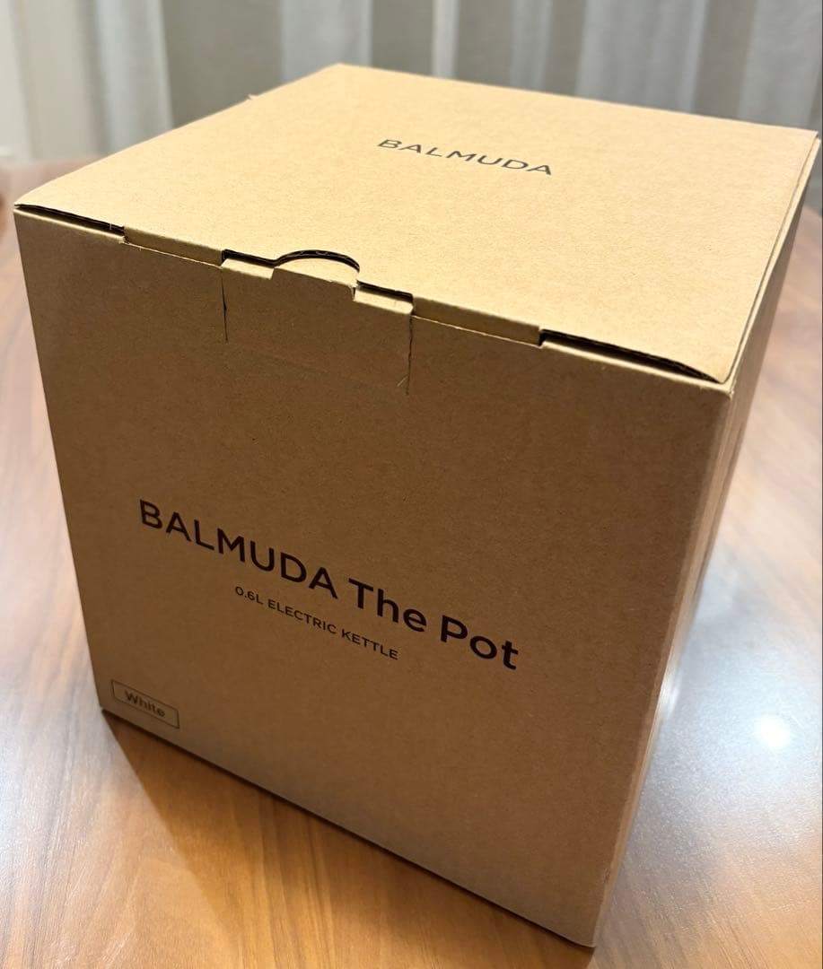 【新品 未使用】BALMUDA The Pot K02A-WH（ホワイト）