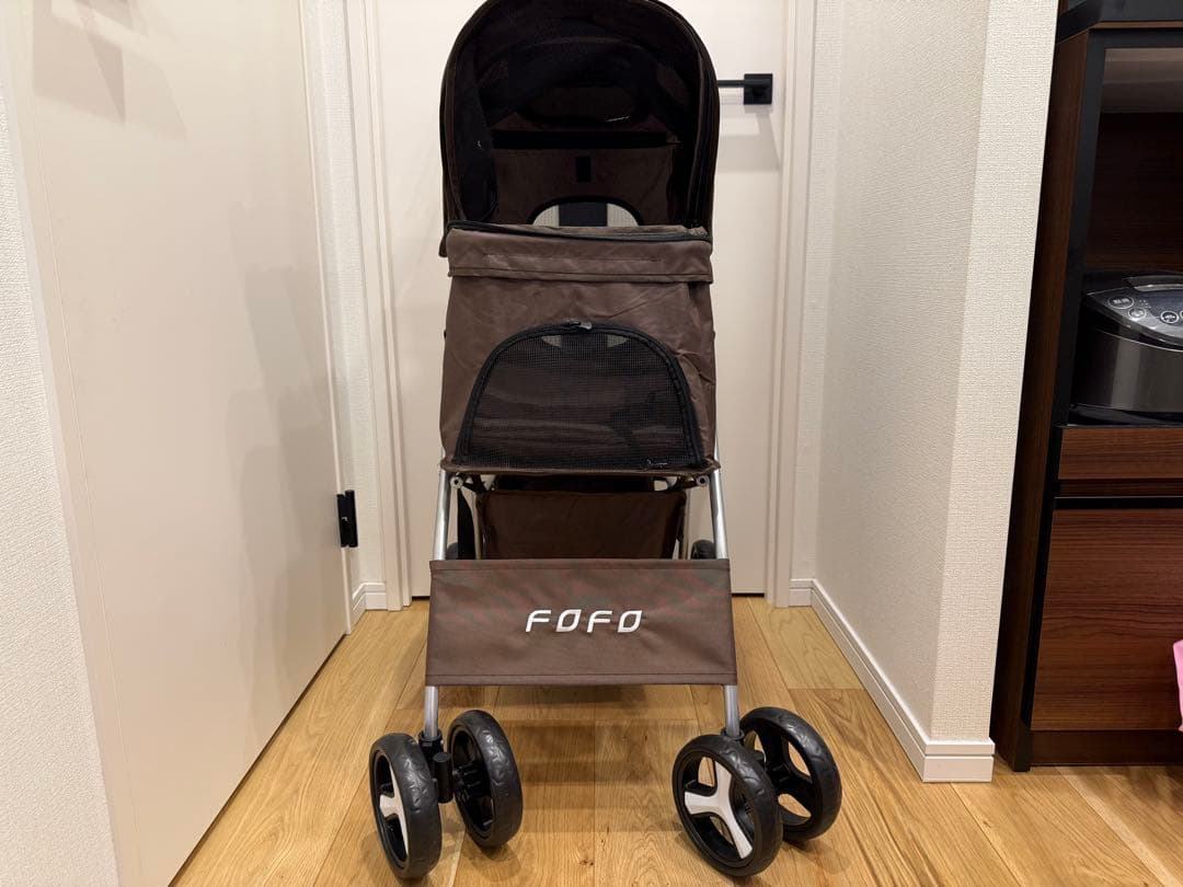FOFO ペットカート バギー ブラウン 軽量 犬 フォフォ