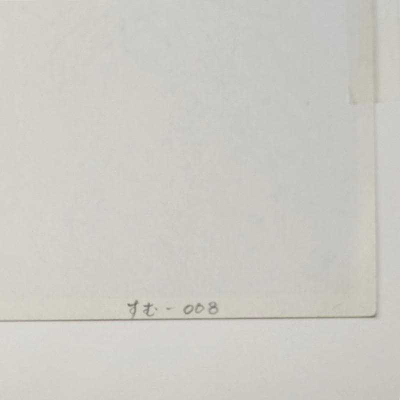 ☆坂本直行☆「 エゾムラサキツツジ 」ペン画　大衣　未使用!