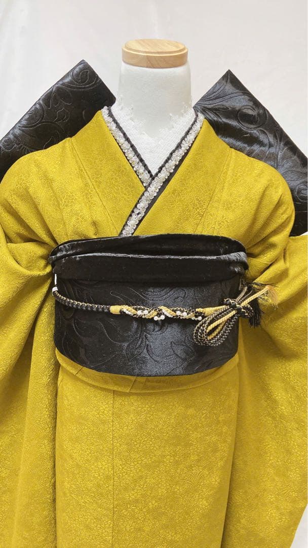 無地振袖　成人式　フルセット　正絹　振袖フルセット 振袖6点セット