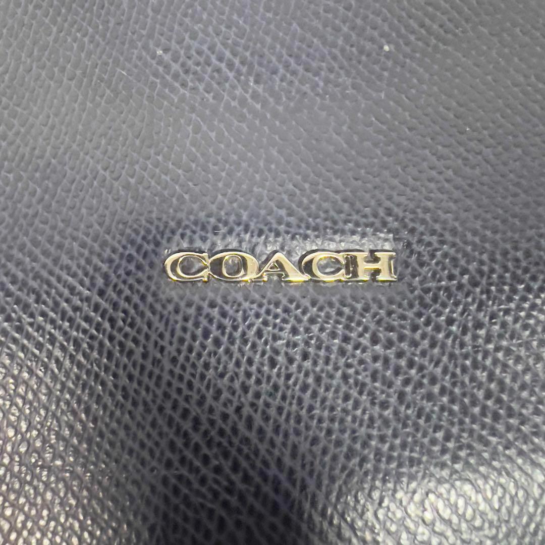 COACH ネイビー ビジネスバッグ