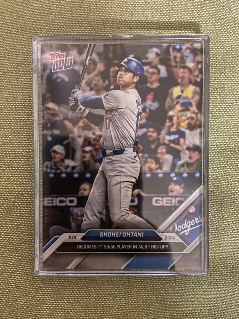 【新品5枚セット】大谷翔平選手TOPPS公式50-50記念24時間限定販売トレカ