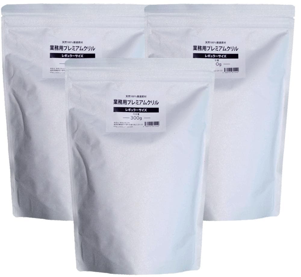 業務用　プレミアムクリル　300g　アルミパック入　３袋セット　観賞魚　フード