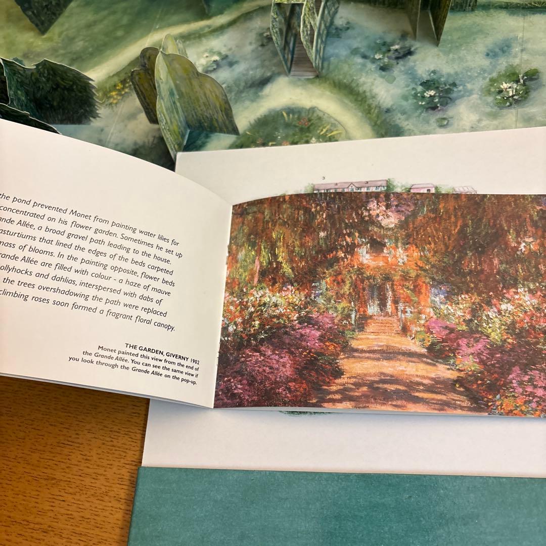 モネ 希少 ジヴェルニー 庭 立体 絵本 大きいMonet's Garden