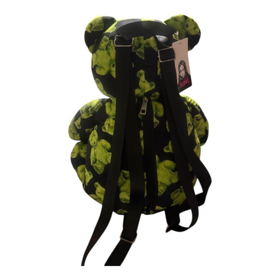 x-girl クマ柄バックパックぬいぐるみ