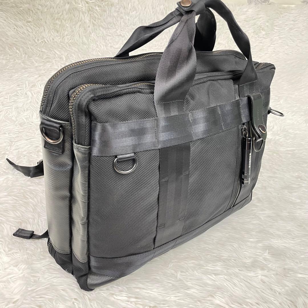 美品✨PORTER✨3WAY✨リュック✨ビジネスバッグ✨HEAT✨2層✨A4✨黒