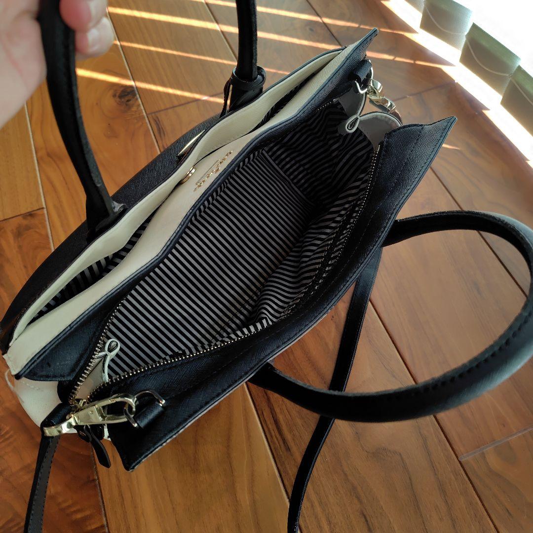KATE SPADE バッグ 黒と白