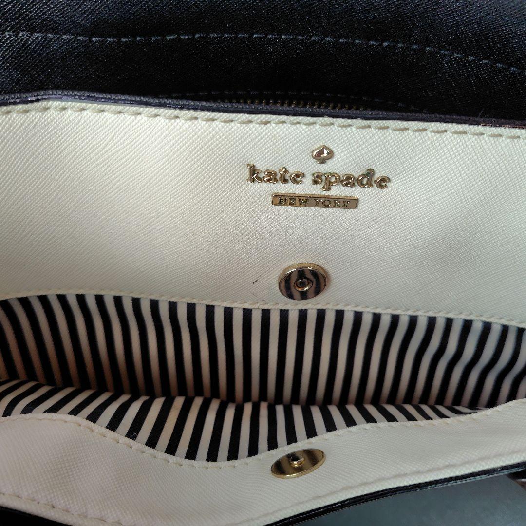 KATE SPADE バッグ 黒と白