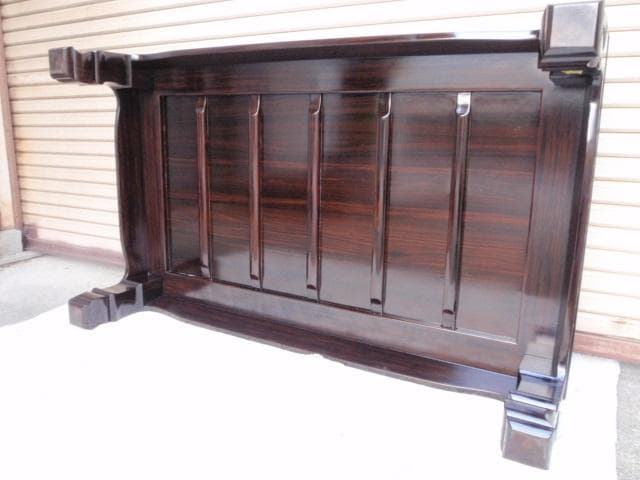 新品！半額以下！！黒檀 無垢 5尺(150巾)座敷机 太脚 座卓 検/花梨 欅