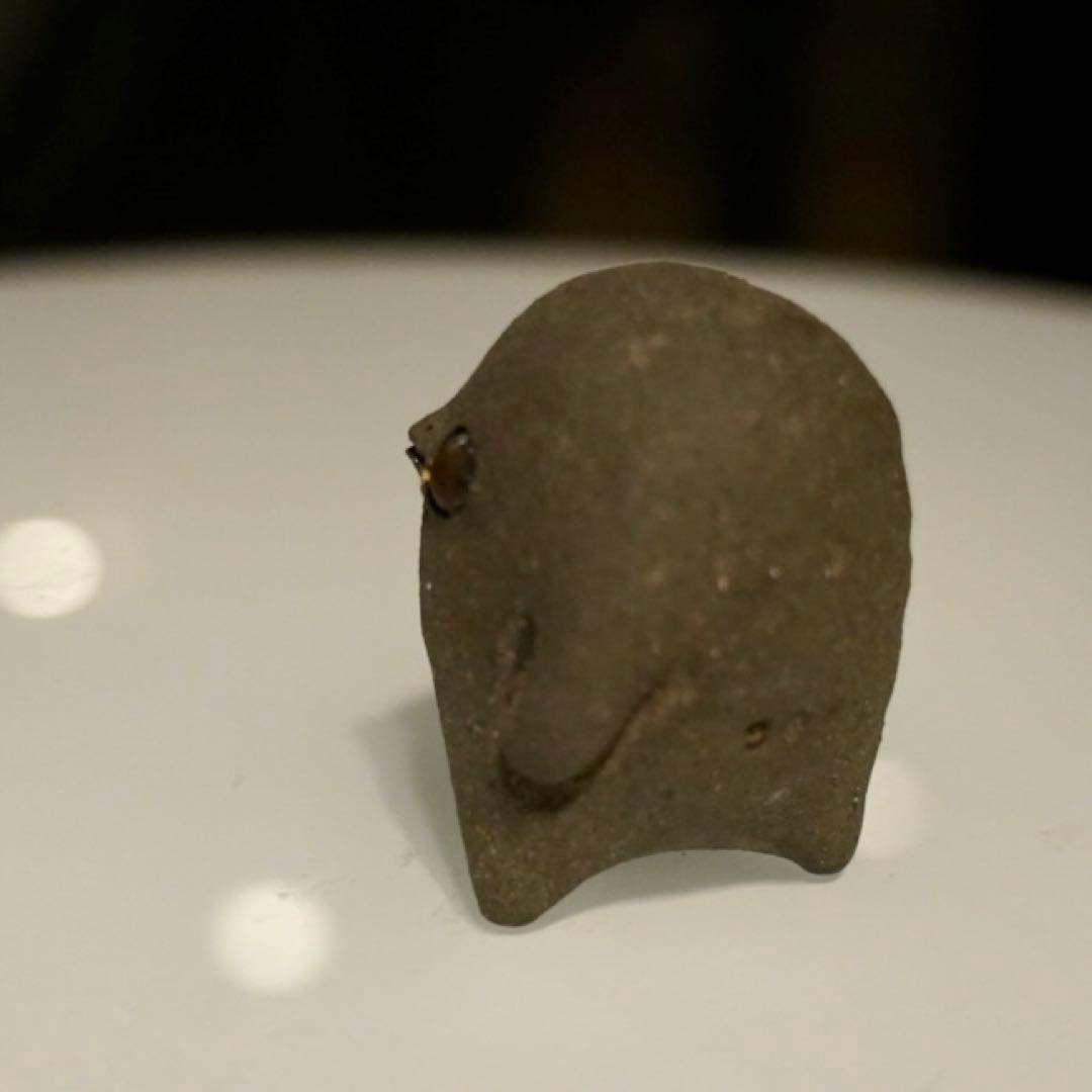 ⑤黒マラカスぼうや　ミヤチヤスヨさん　常滑焼　レア