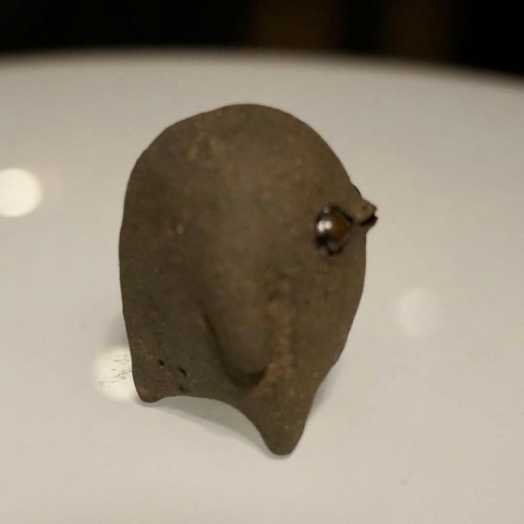 ⑤黒マラカスぼうや　ミヤチヤスヨさん　常滑焼　レア