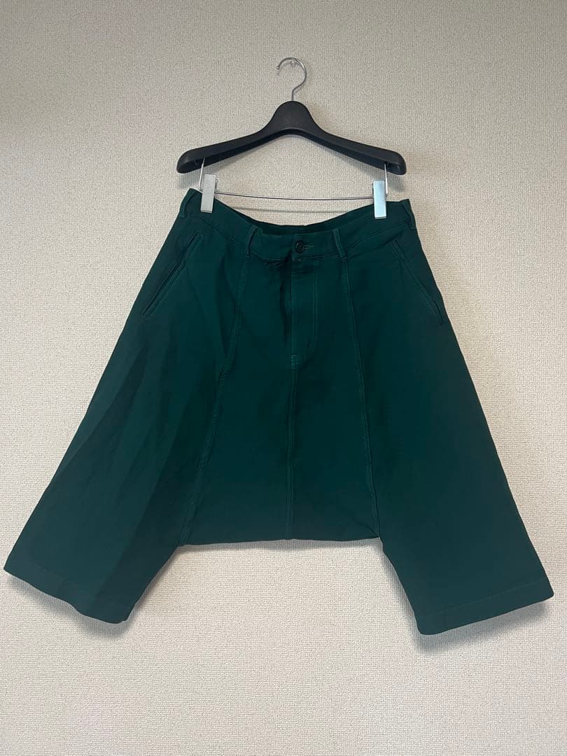 コムデギャルソン　サルエルパンツ　緑