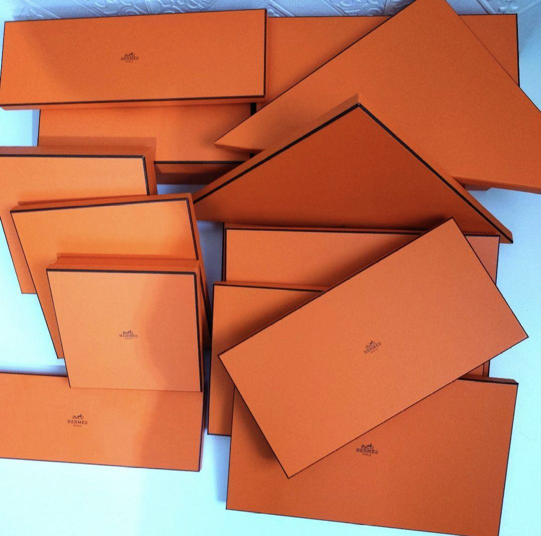 HERMES　エルメス空箱15個 、紙袋14個、巾着袋 1個　合計30個セット！