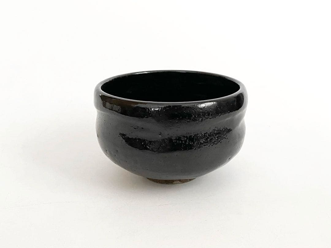 茶道具　陶芸家　十二代　樂吉左衛門　樂弘入　黒楽茶碗　抹茶碗