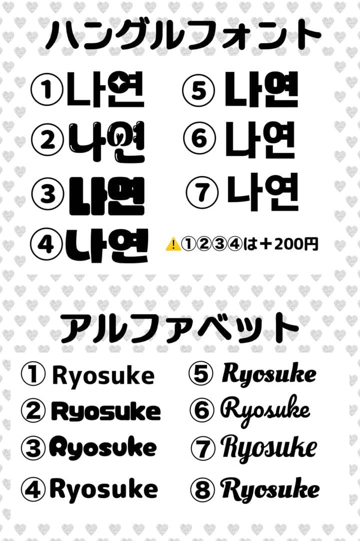 a様　うちわ　文字　オーダー　パネル　ネームボード　ハングル