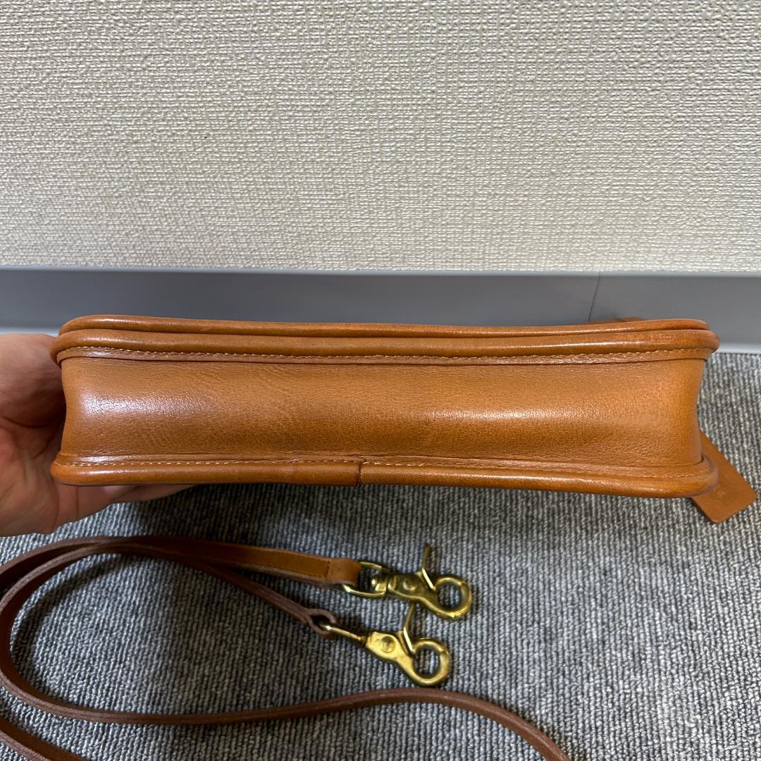 COACH オールドコーチブラウンショルダーバッグ 0586-312