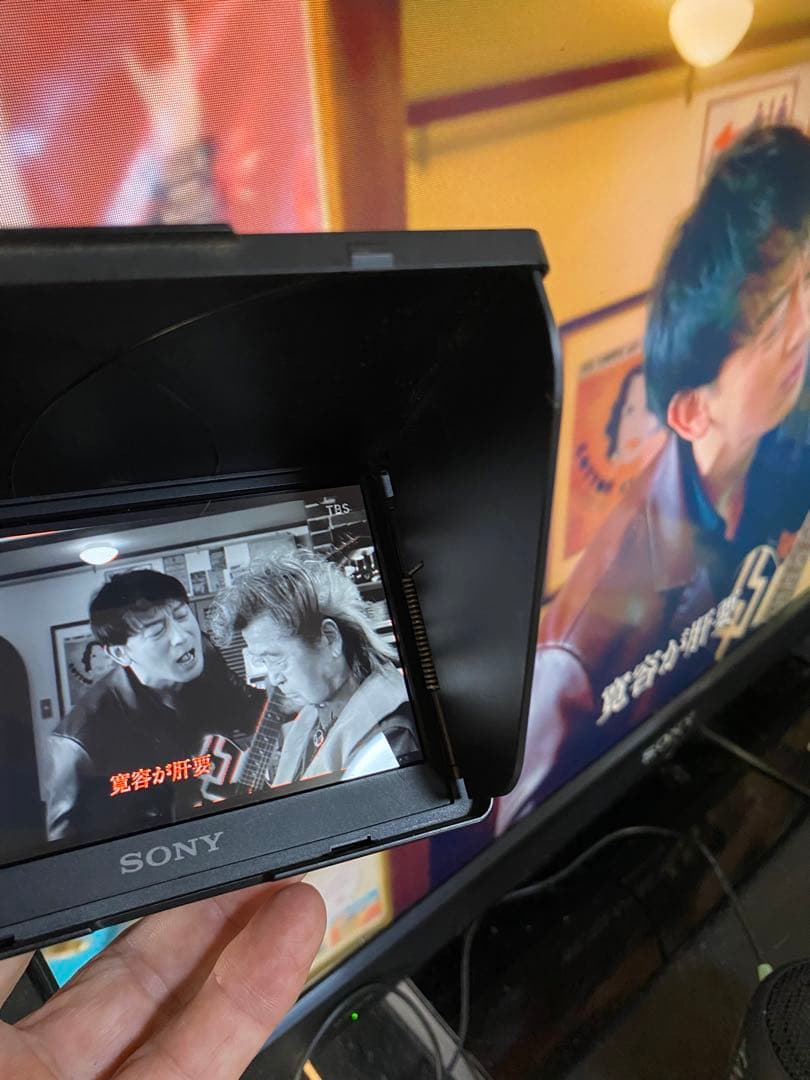 値下げ　しました　オマケ　多数　SONY CLM-V55クリップオンモニター