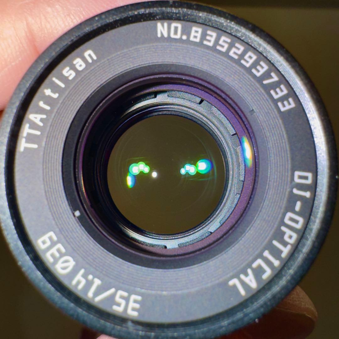 【極美品】TTArtisan 35mm F1.4 Xマウント 保護フィルター付き