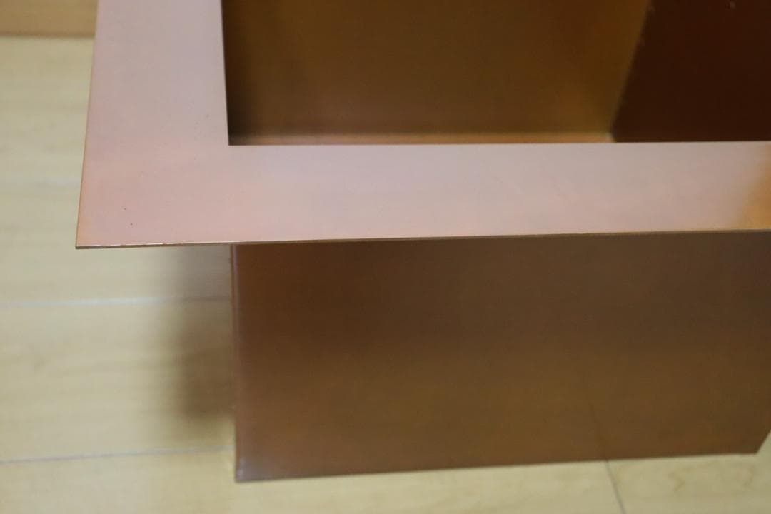 茶道具 炉おとし 別上 炉壇 銅おとし 囲炉裏 箱有