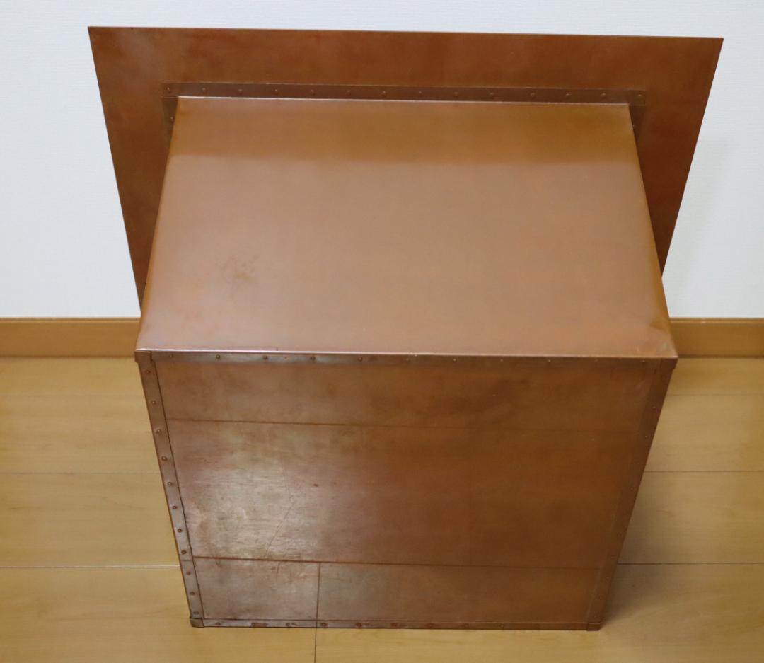 茶道具 炉おとし 別上 炉壇 銅おとし 囲炉裏 箱有