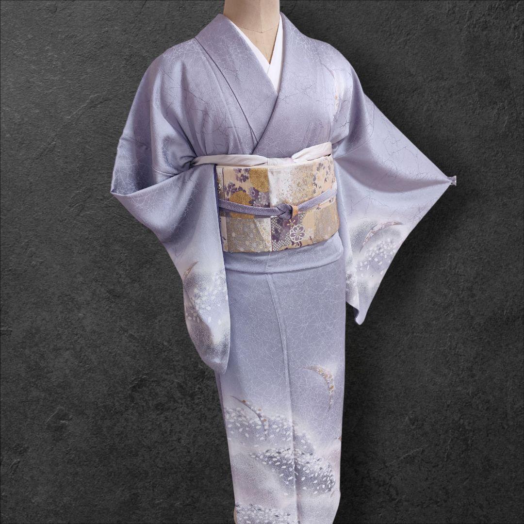 ❰6534❱ フルセット　付け下げ訪問着　袋帯　帯締め　帯揚げ　正絹　着物