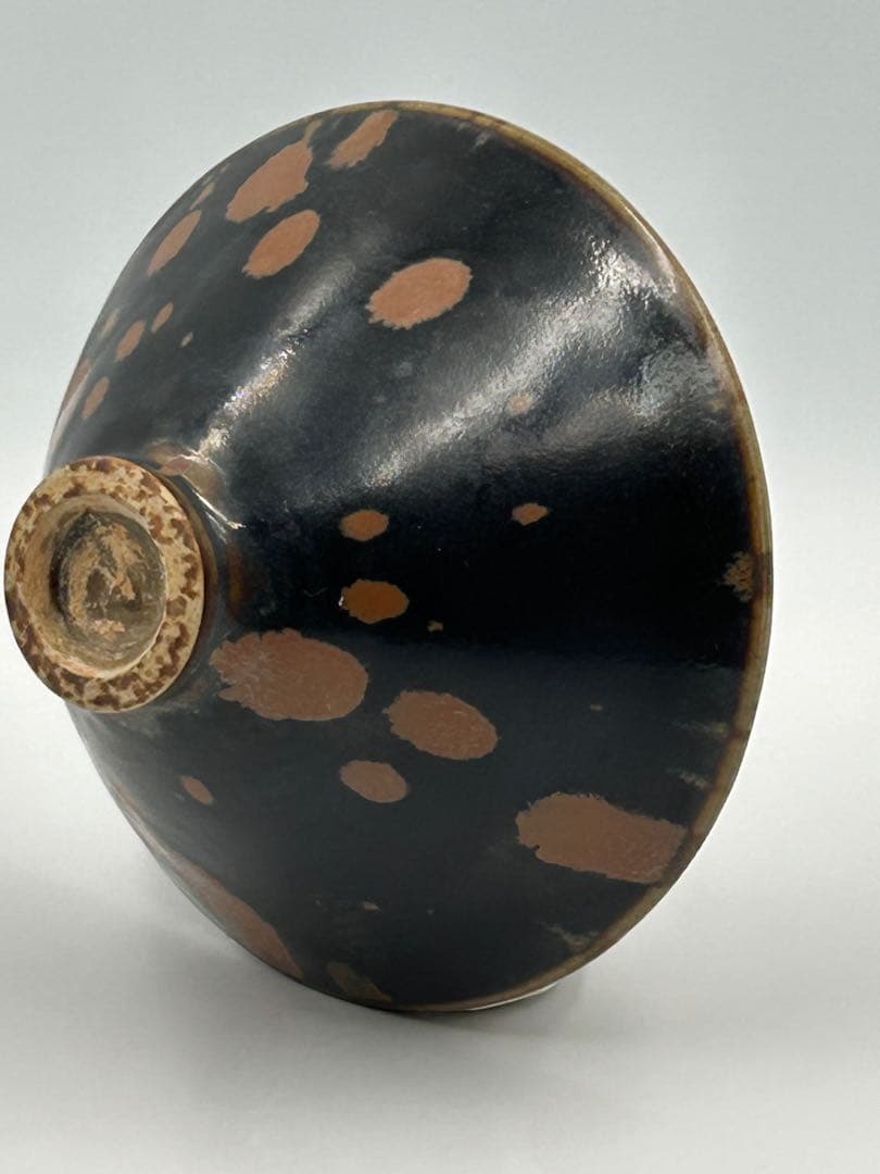 ★0061宋時代　定窯 褐斑盃 ★天目茶碗 茶道具 茶器 唐物古美術