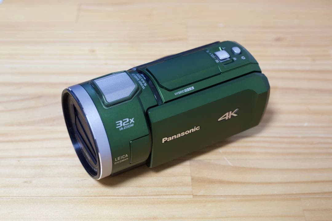 パナソニック 4K ビデオカメラ VX2M フォレストカーキ