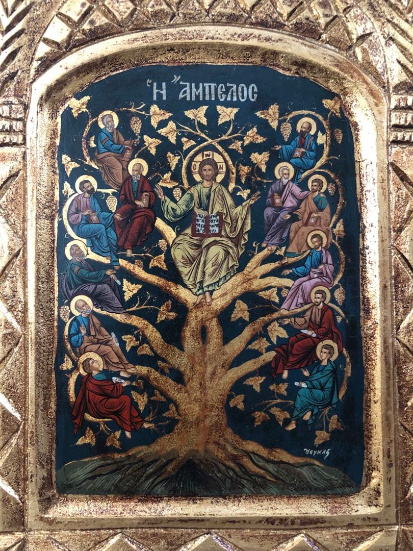 ギリシャ　イコン　キリスト教　ギリシャ正教会 宗教画