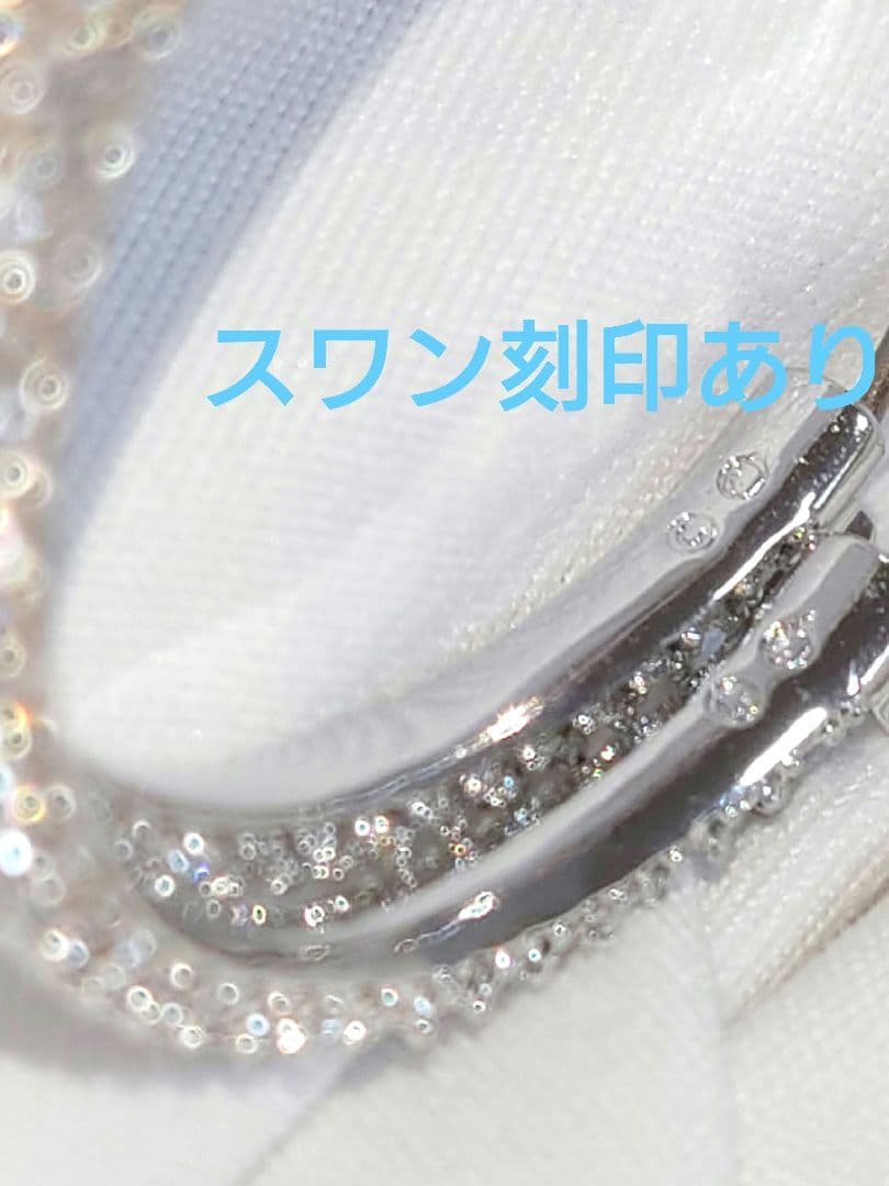 SWAROVSKI　Dextera フープピアス　パヴェ シルバーカラー