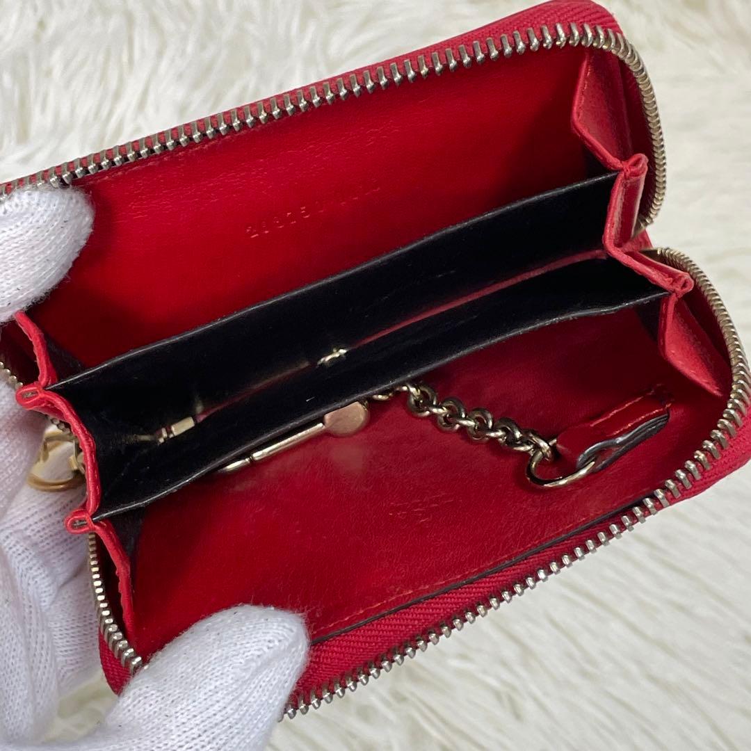 GUCCI グッチ ケース ラウンドファスナー 財布 ハート ロゴ GG