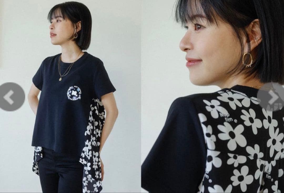 Nissy Naptime 2024SS/切り替えTシャツ/M