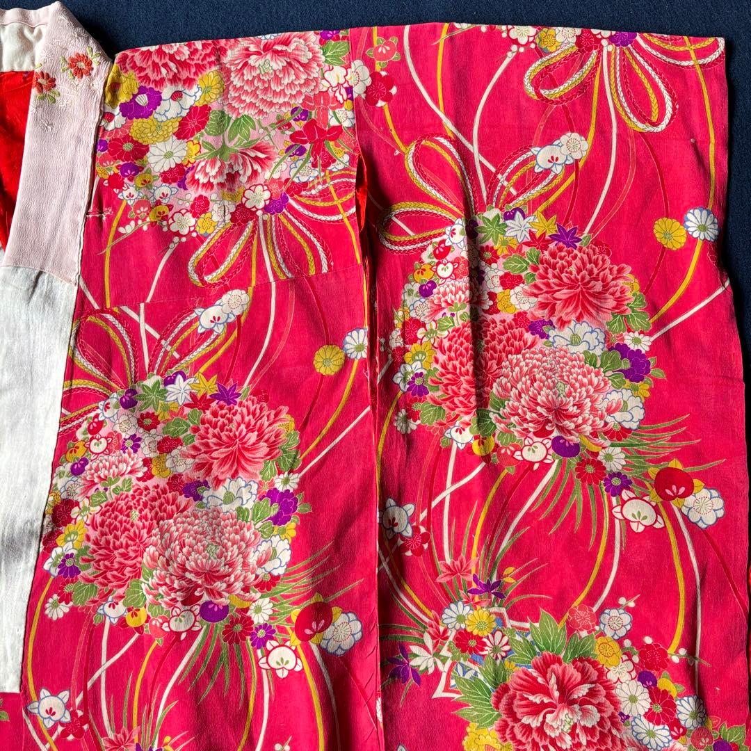 2608 アンティーク子ども着物・襦袢11枚おまとめ売り材料正絹