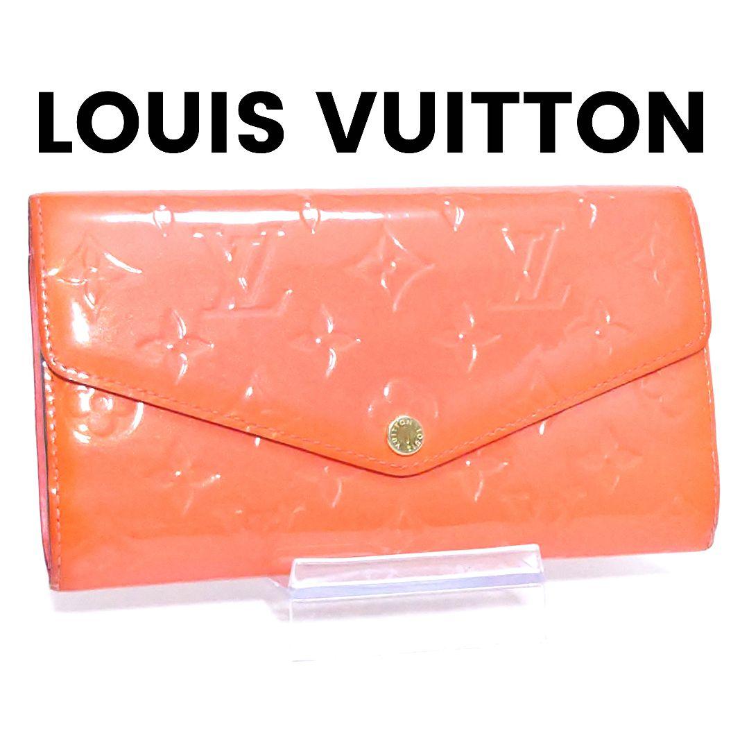 【極美品／新型】ルイヴィトン☆モノグラム／ヴェルニ☆ポルトフォイユ・サラ☆ピンク