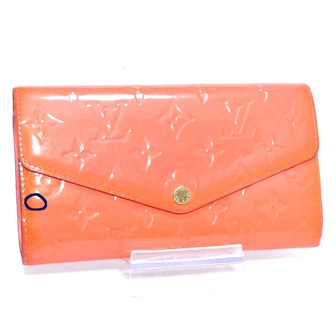 【極美品／新型】ルイヴィトン☆モノグラム／ヴェルニ☆ポルトフォイユ・サラ☆ピンク