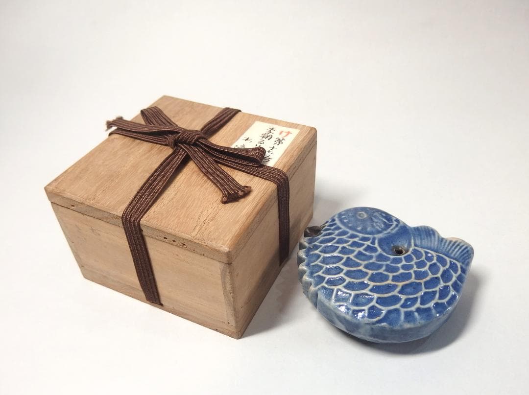 李朝瑠璃魚形水滴/文房具/書道具/朝鮮美術/韓国/民藝