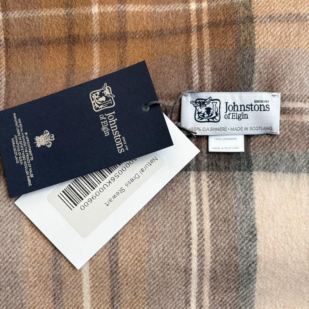 【Johnstons of Elgin】 ジョンストンズ 大判ストール　カシミヤ