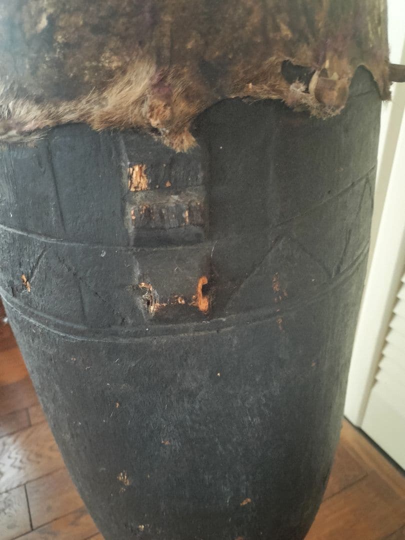 【アフリカンビンテージドラム｜東・中央アフリカ伝統太鼓】