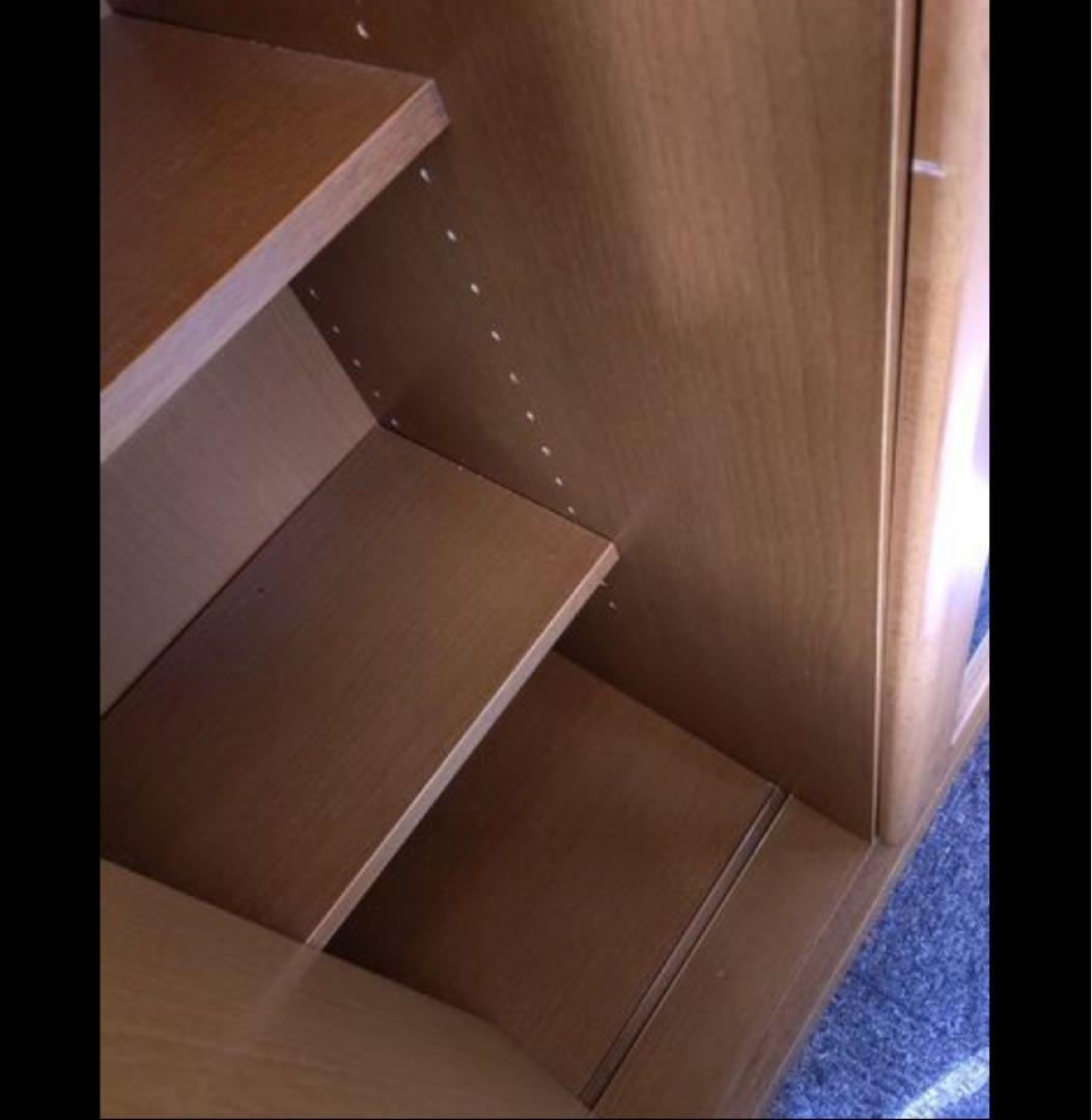 トーク工業　スライド式　本棚　ガラス戸　大型