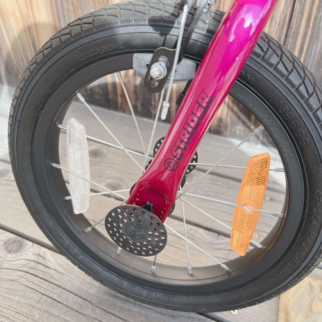 極美品✨ストライダー STRIDER 14X フューシャピンク バランスバイク