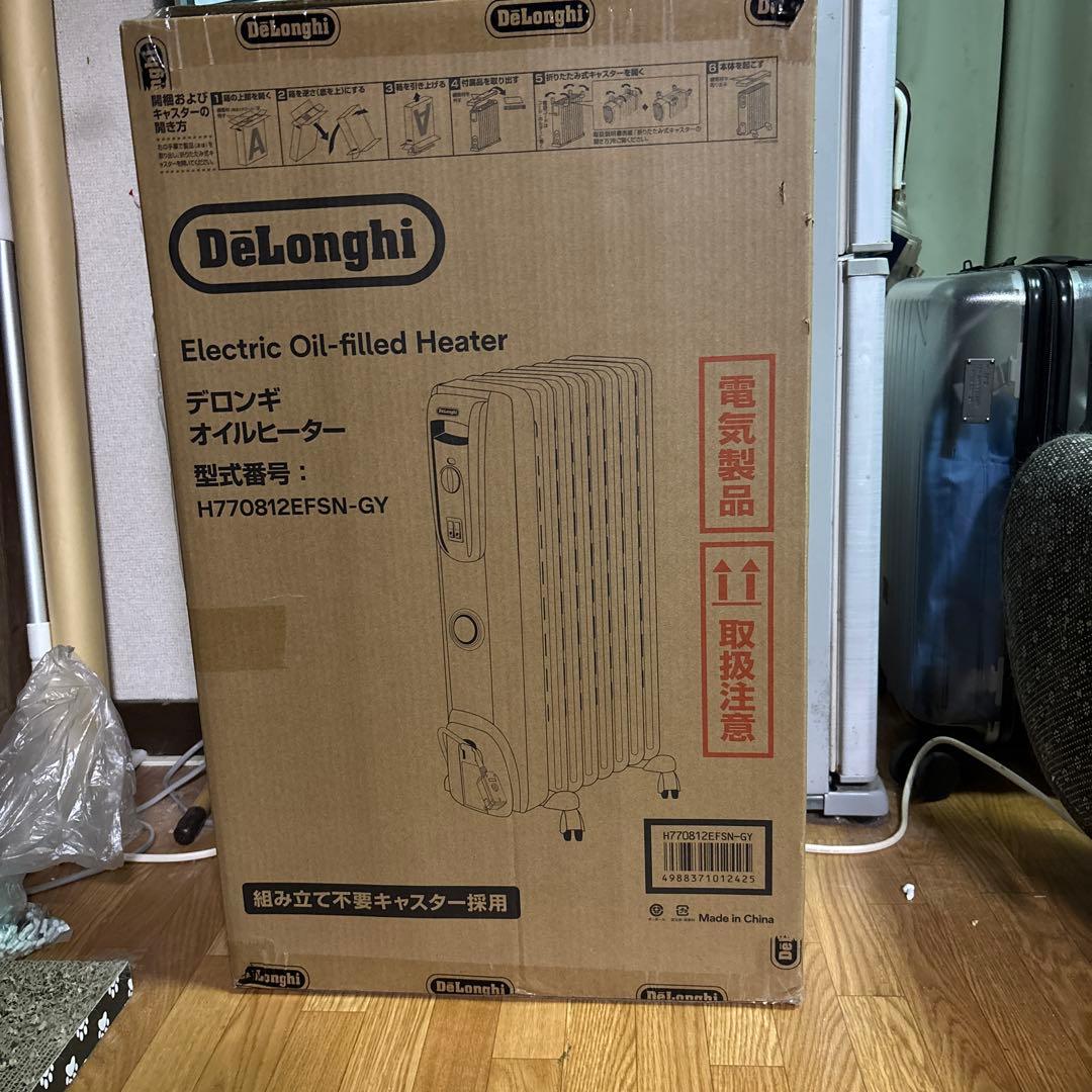 DeLonghi オイルヒーター H770812EFSN-GY
