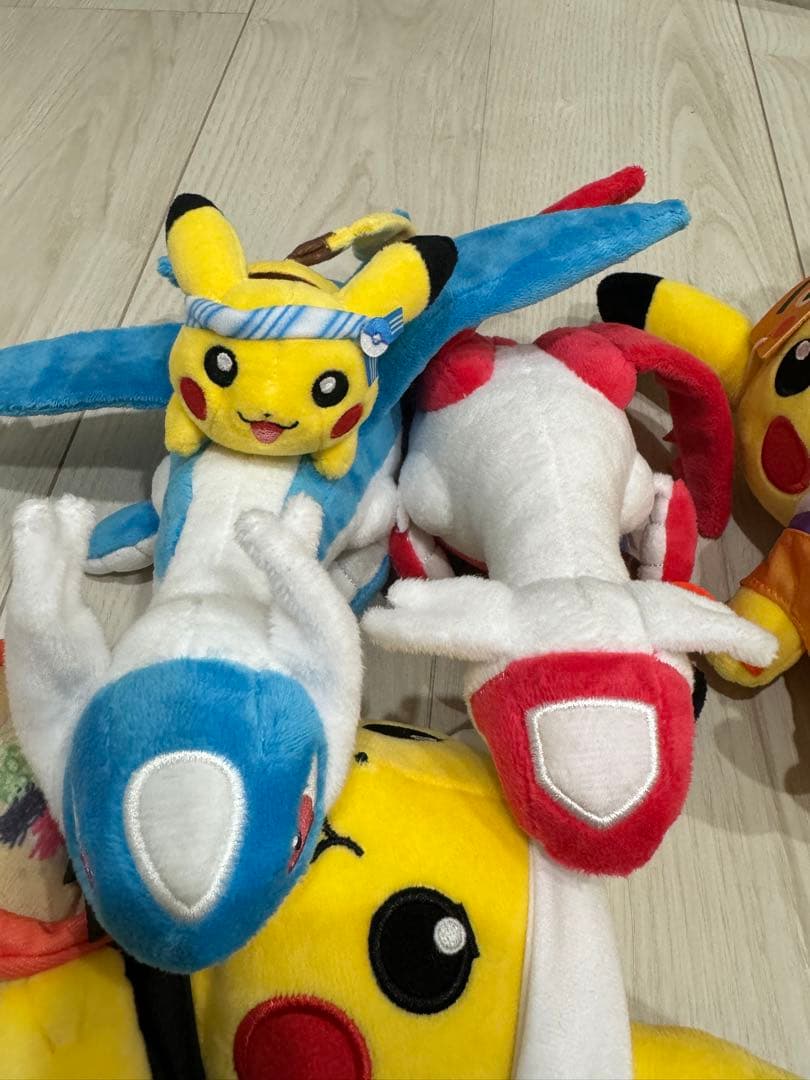 ポケモンセンター　福岡限定　ピカチュウ ぬいぐるみ　セット